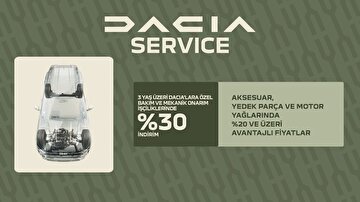 3 Yaş Üzeri Araçlarda Bakım, Mekanık Onarım Ve Aksesuar Alımlarında