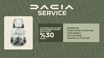 3 Yaş Üzeri Araçlarda Bakım, Mekanık Onarım Ve Aksesuar Alımlarında